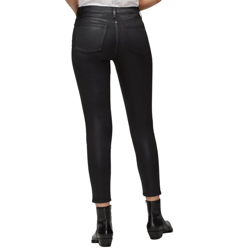 FRAME Le High Skinny Coated Noir Coated Jeans NWT 31 - Picture 3 of 14